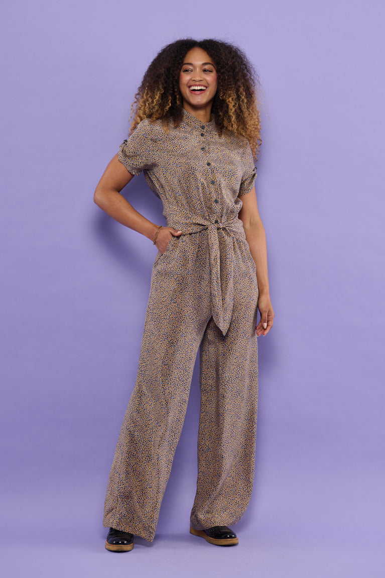 Froks Carla Buksedragt / Caramel & Notes of Blue