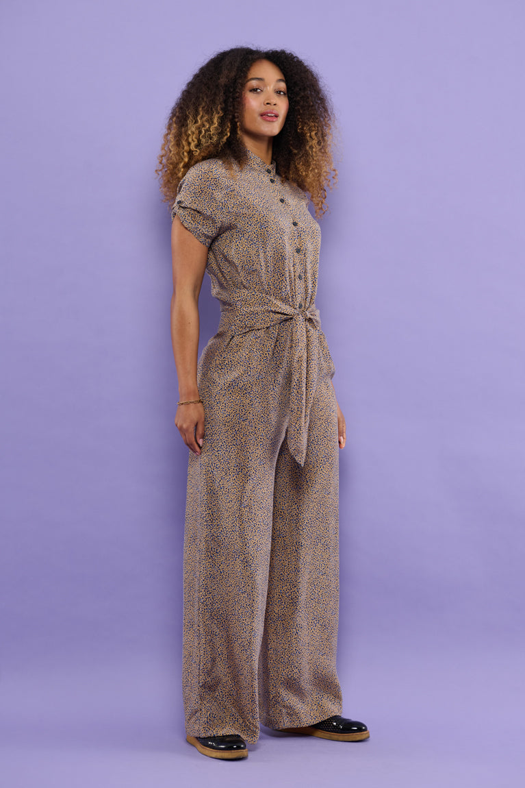 Froks Carla Buksedragt / Caramel & Notes of Blue