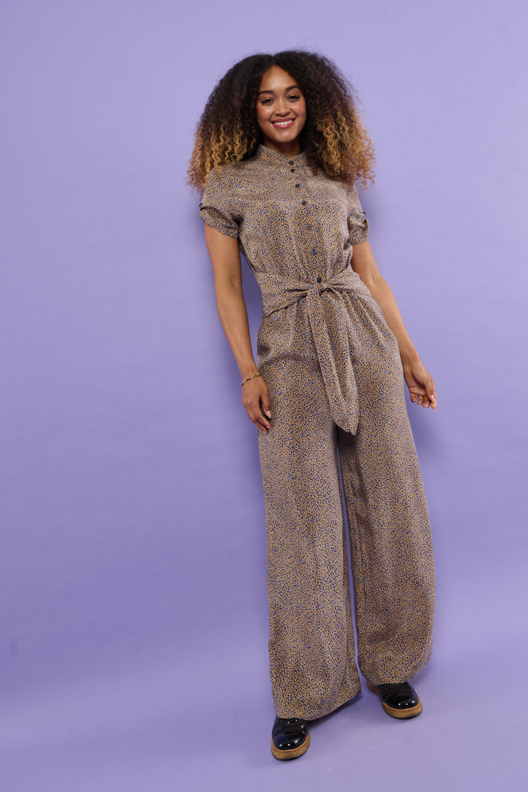 Froks Carla Buksedragt / Caramel & Notes of Blue