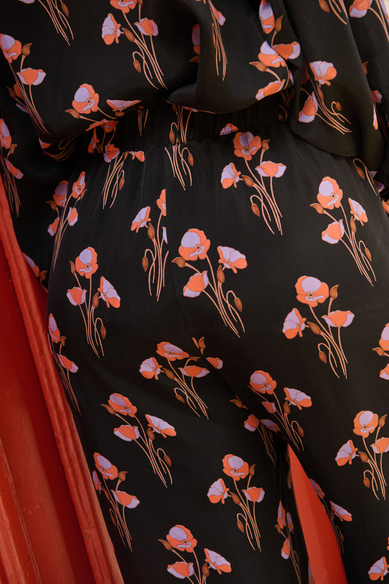 Froks Molly Bukser / Black & Poppies