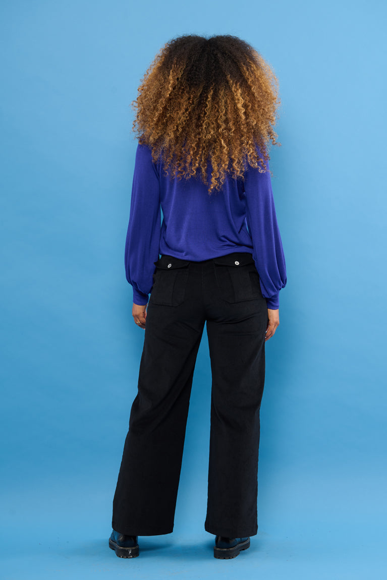 Froks Lykke Bukser / Noir velvet