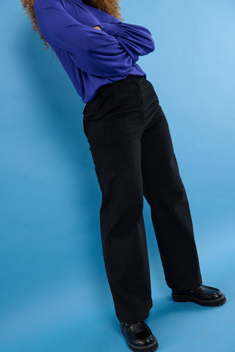 Froks Lykke Bukser / Noir velvet