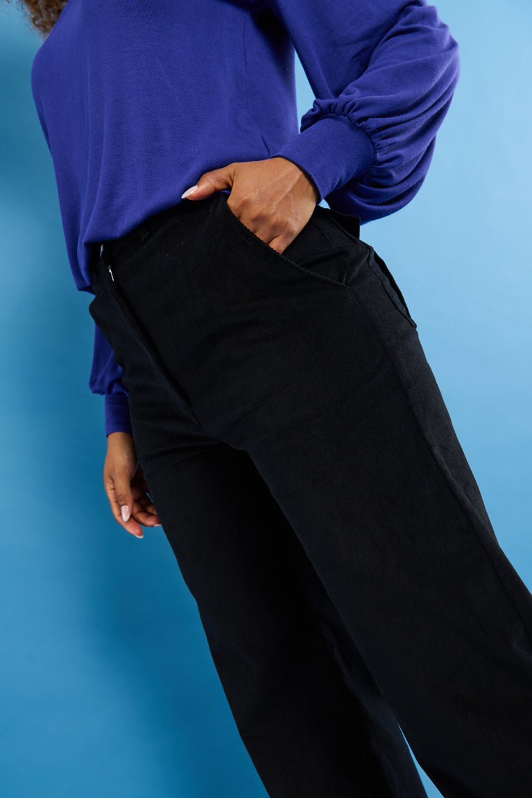 Froks Lykke Bukser / Noir velvet