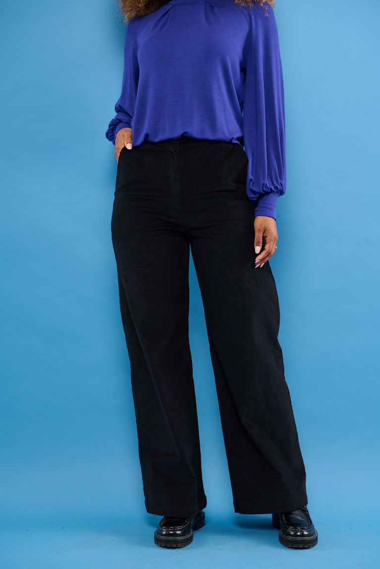 Froks Lykke Bukser / Noir velvet