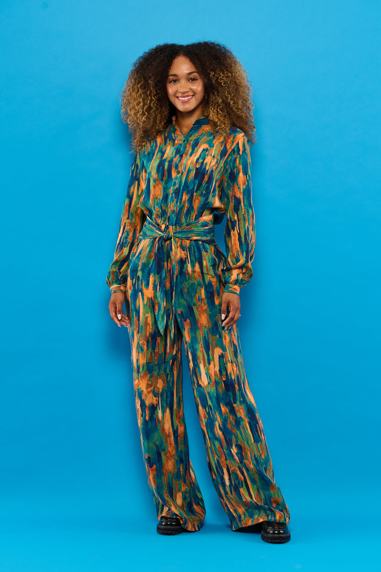 Froks Carla Sleeve Long Body Dragt / Golden fall bark