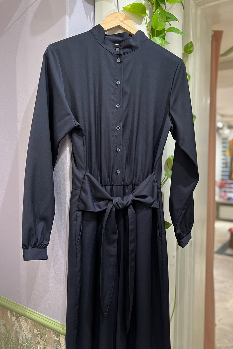 Froks Carla Sleeve Long Body Dragt / Midnight blue (wool)