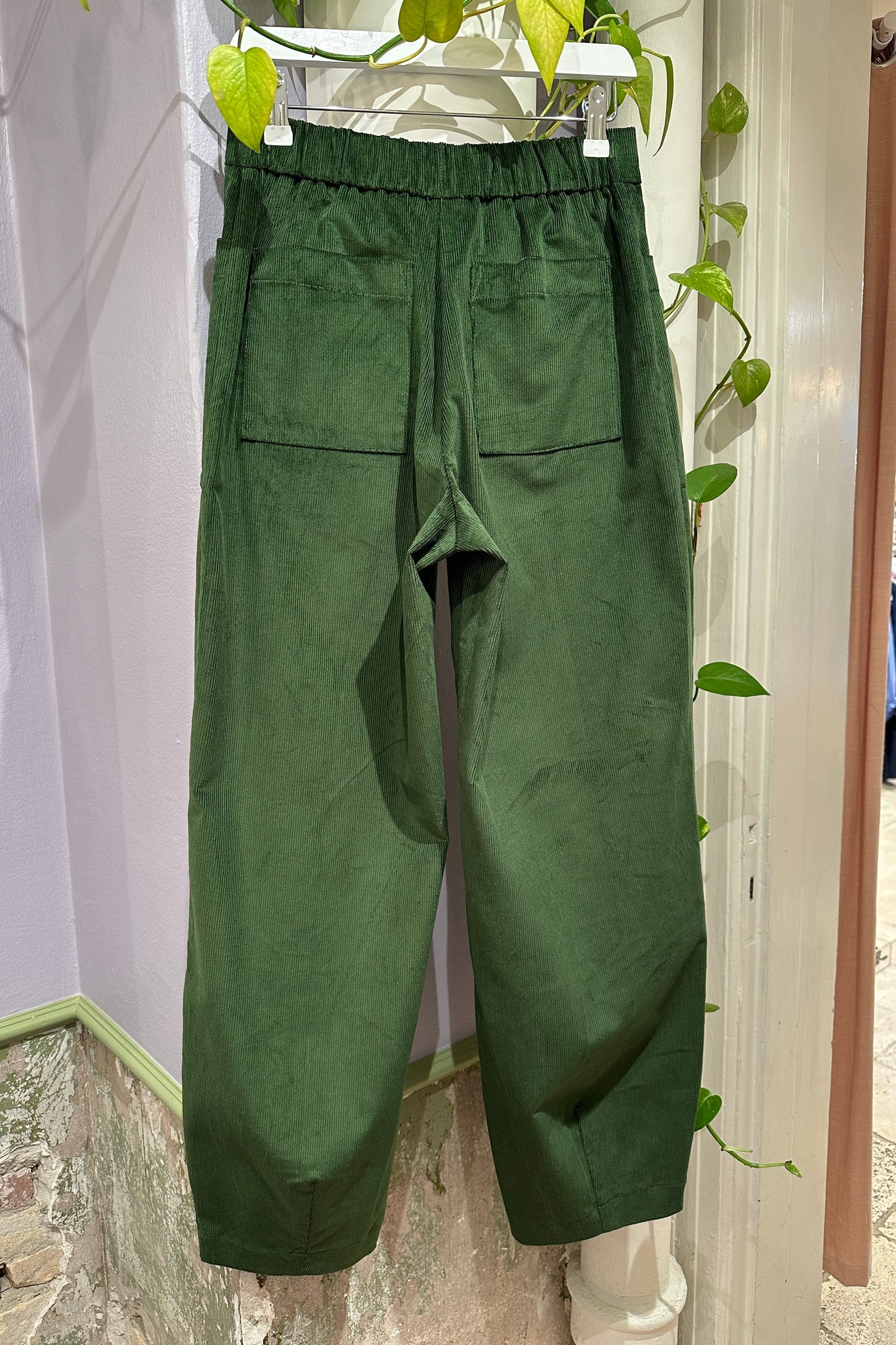 Froks Leia Bukser / Juniper green corduroy