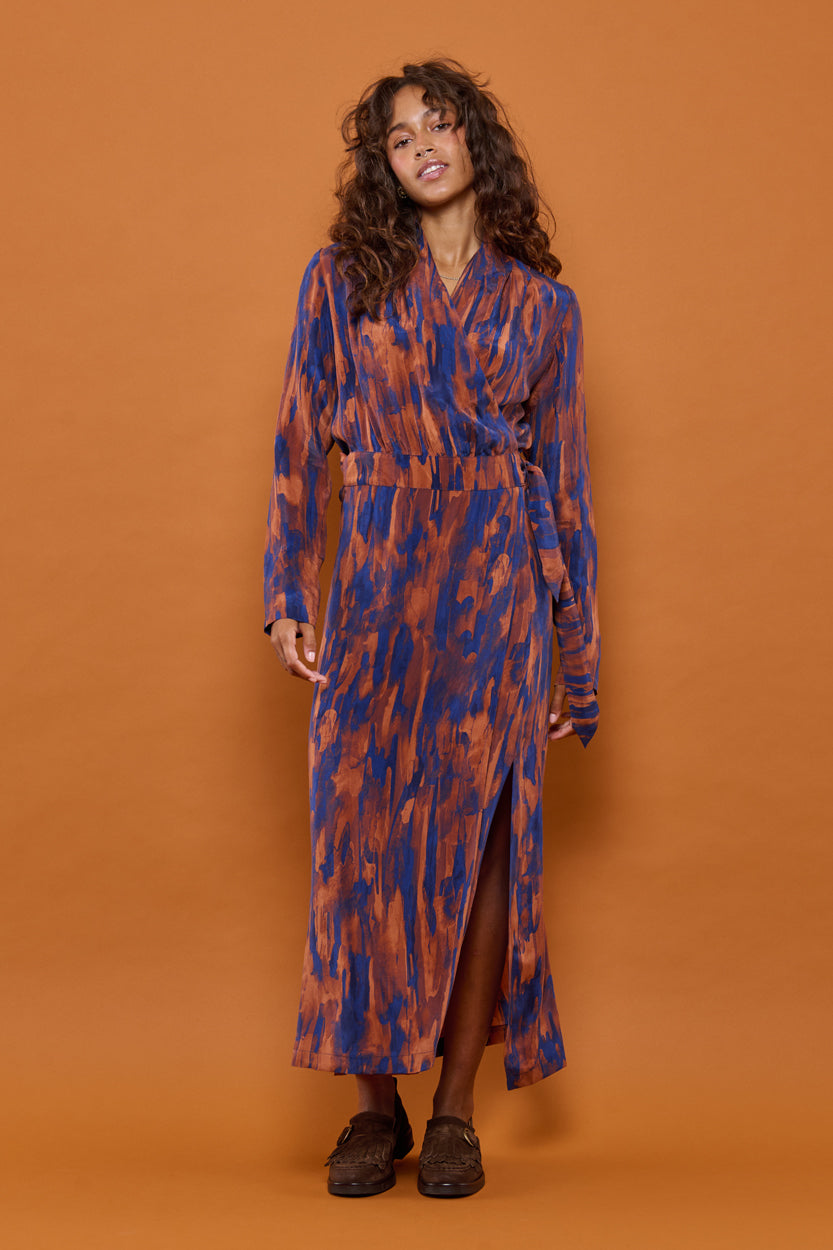 Froks Carmen Kjole / Faded golden brown