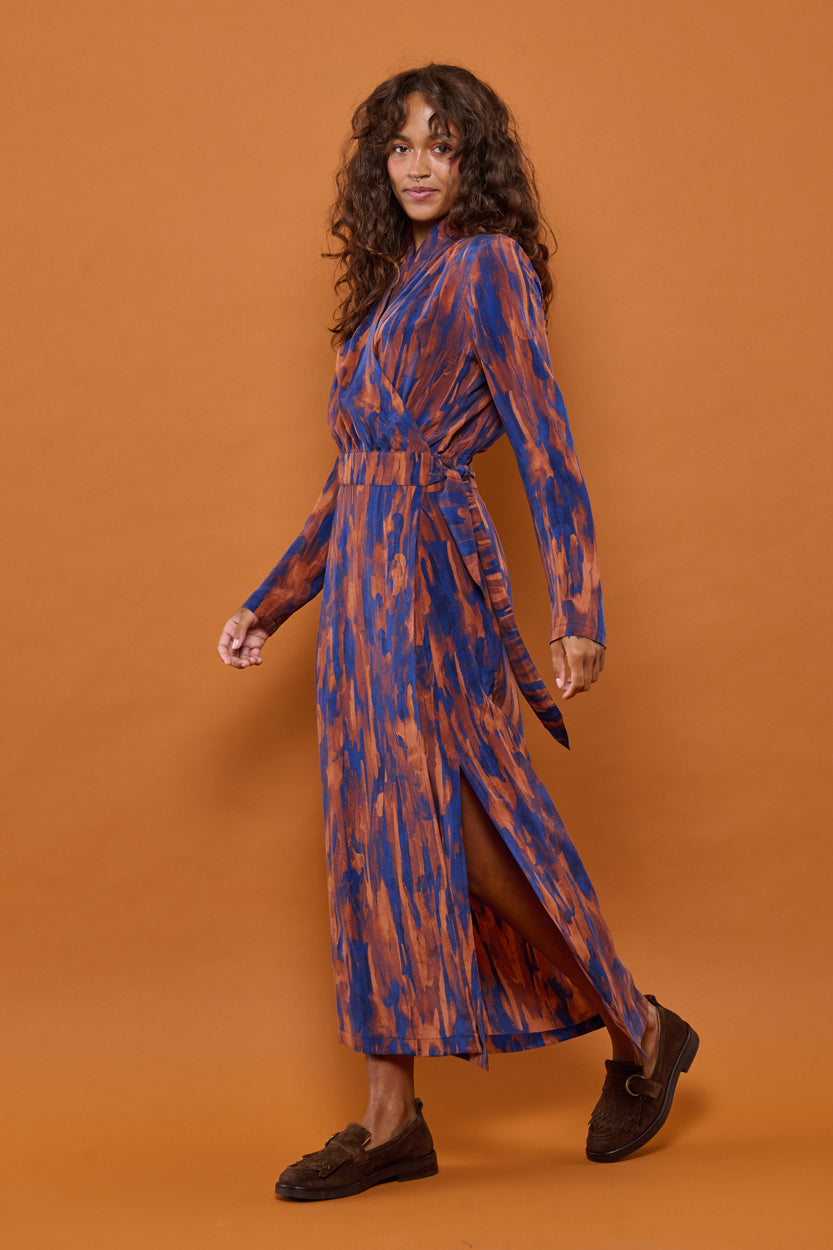 Froks Carmen Kjole / Faded golden brown