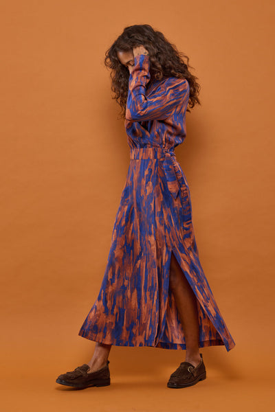 Froks Carmen Kjole / Faded golden brown