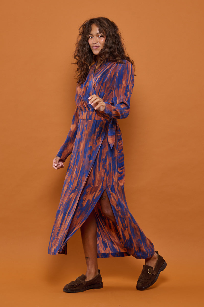 Froks Carmen Kjole / Faded golden brown