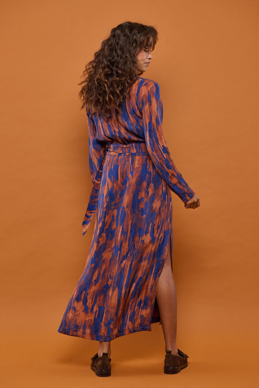 Froks Carmen Kjole / Faded golden brown