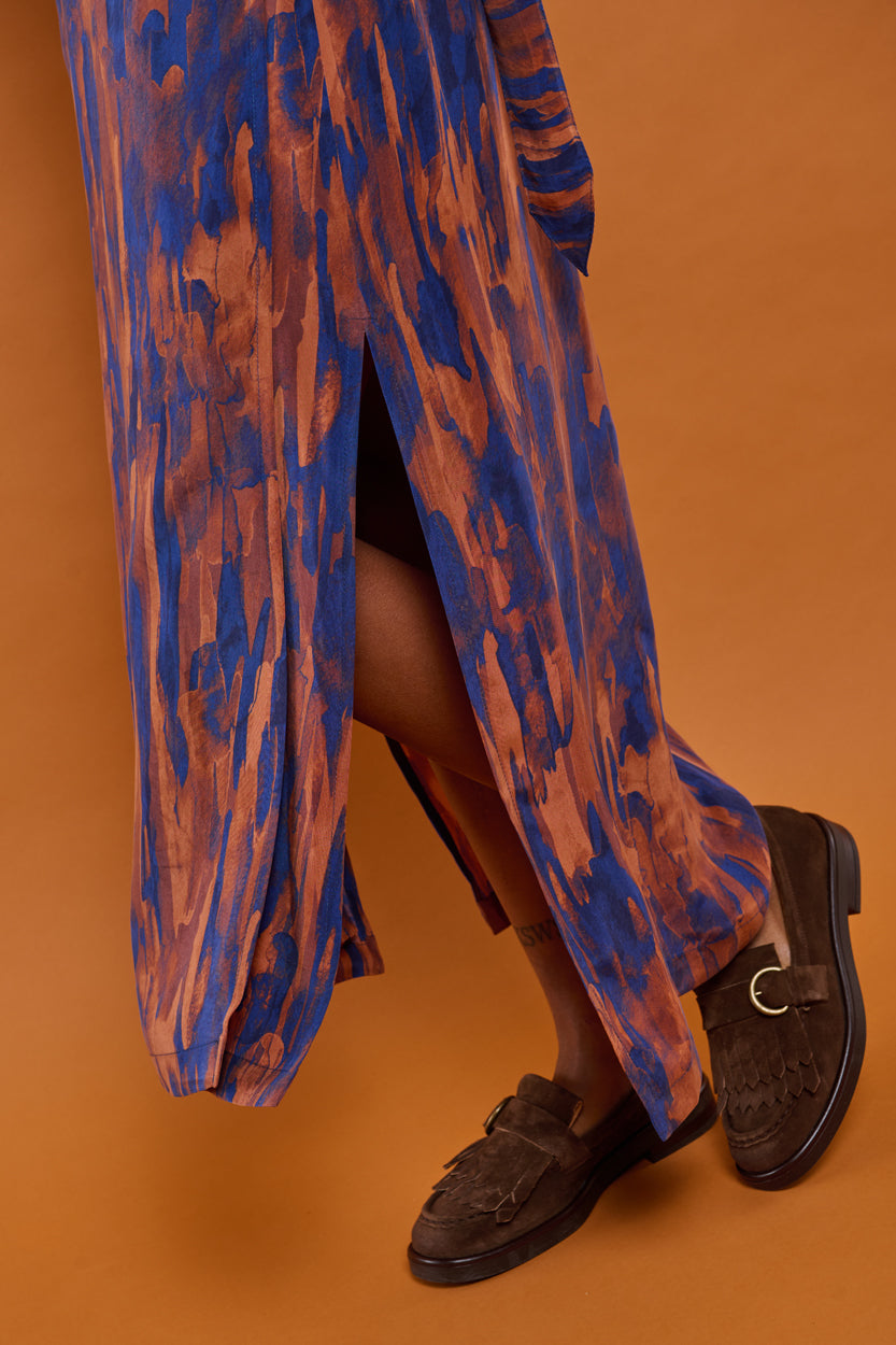 Froks Carmen Kjole / Faded golden brown