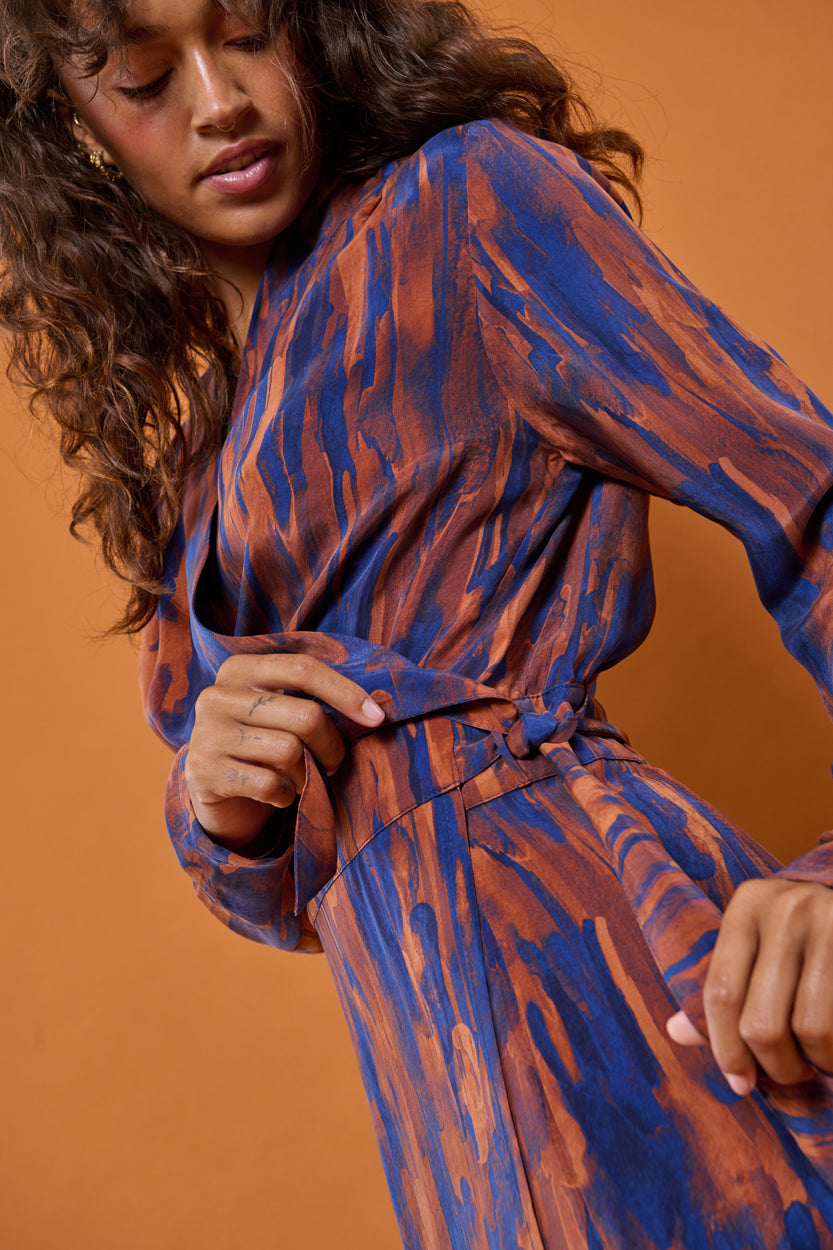 Froks Carmen Kjole / Faded golden brown