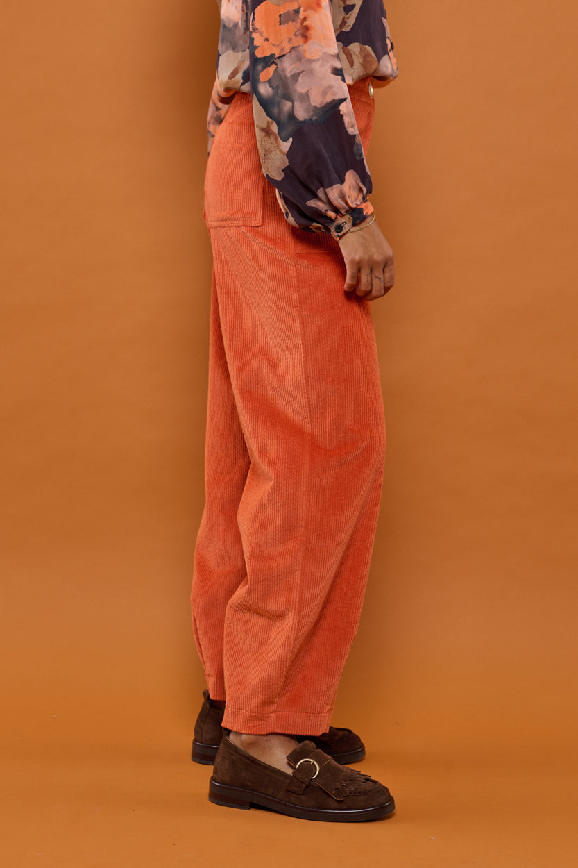 Froks Leia Bukser / Pumpkin corduroy