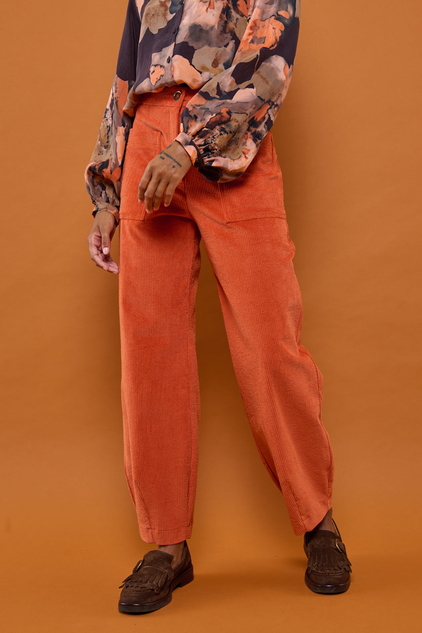 Froks Leia Bukser / Pumpkin corduroy