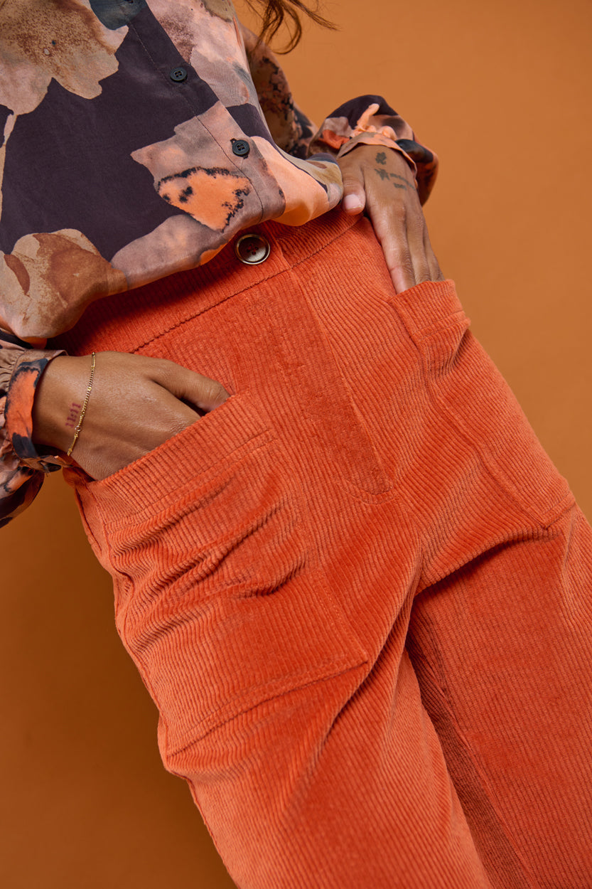 Froks Leia Bukser / Pumpkin corduroy