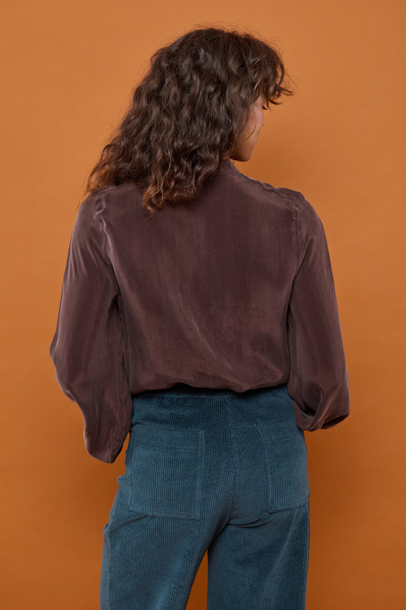 Froks Amelia Tunika Skjorte / Coffee brown