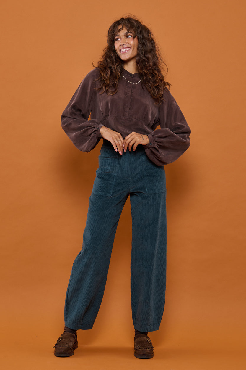 Froks Amelia Tunika Skjorte / Coffee brown