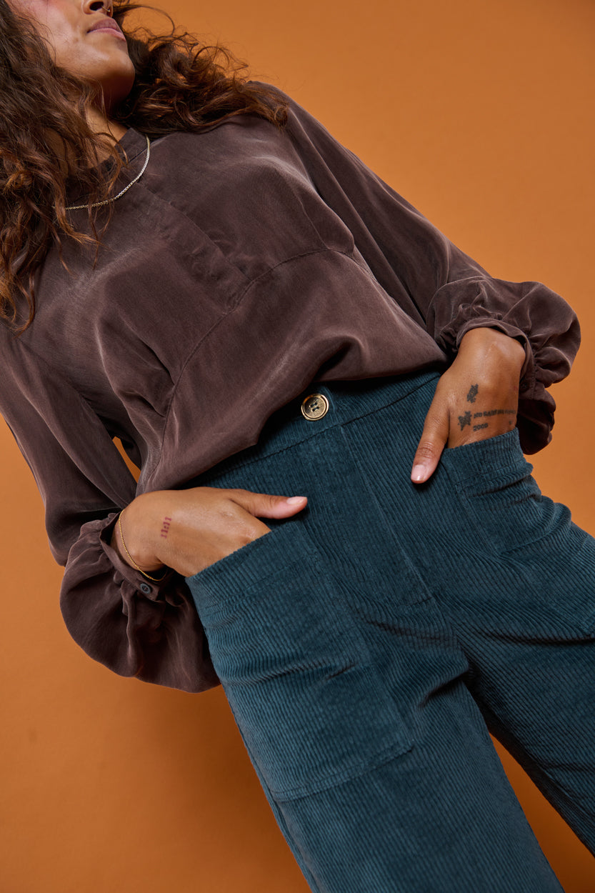 Froks Amelia Tunika Skjorte / Coffee brown