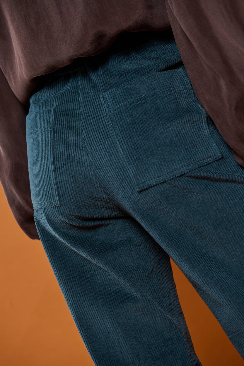 Froks Leia Bukser / Storm green corduroy