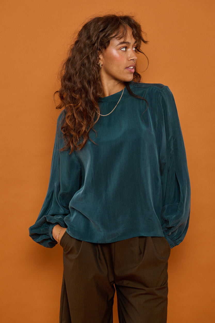 Froks Molly Skjorte / Forest green