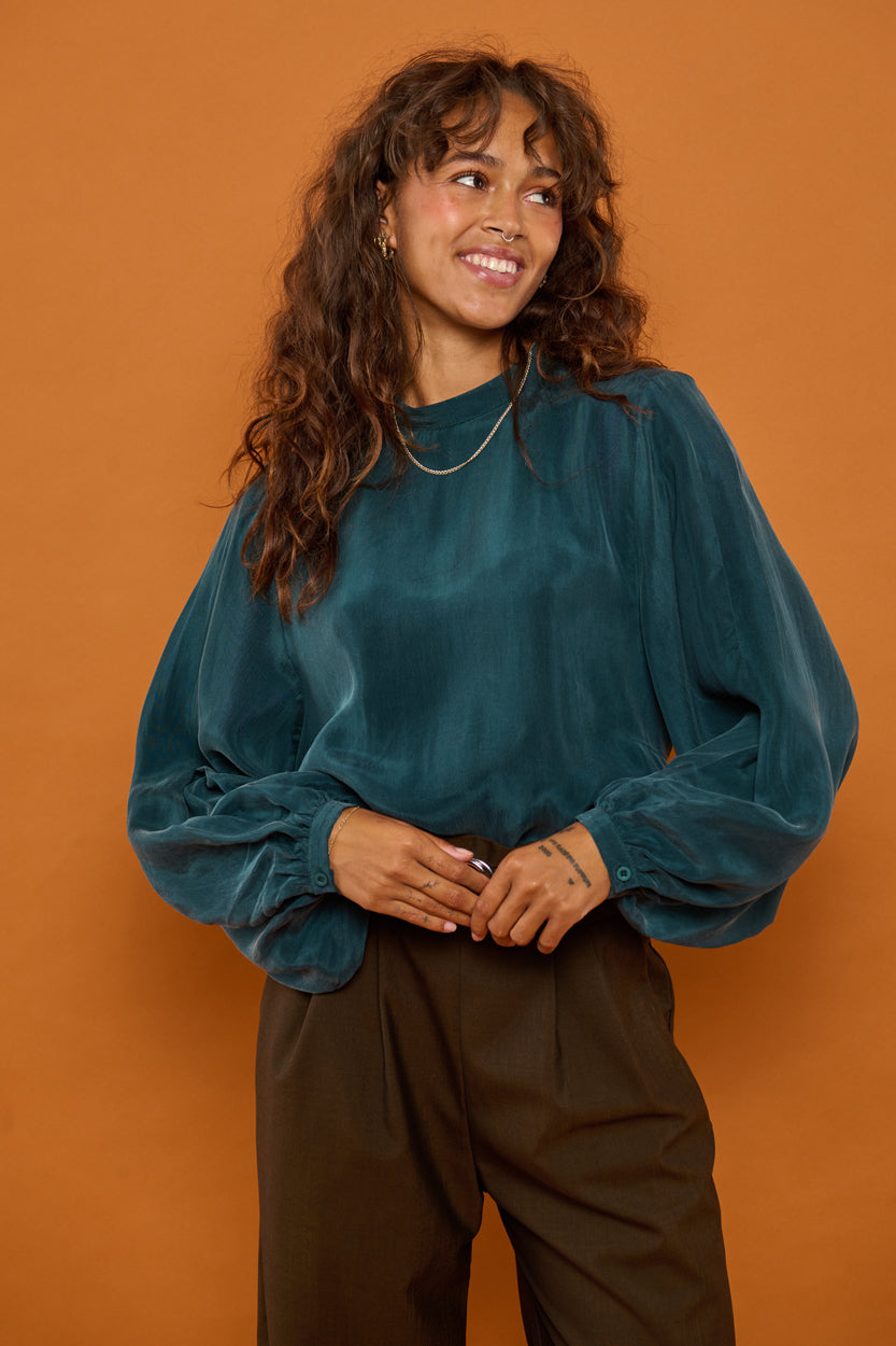 Froks Molly Skjorte / Forest green