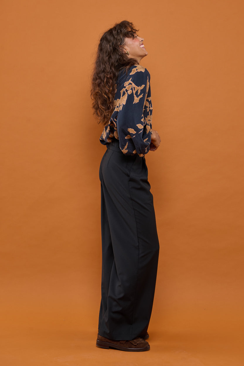 Froks Julie Bukser / Black wool