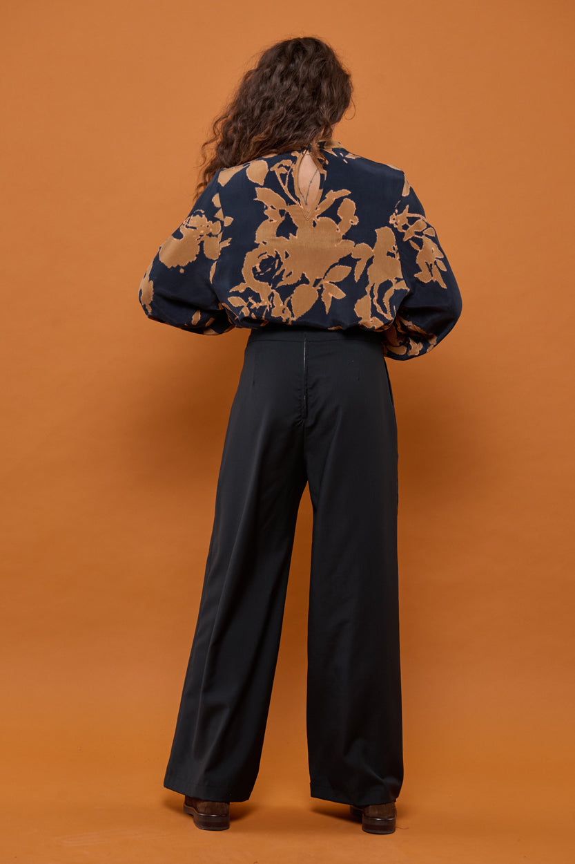Froks Julie Bukser / Black wool