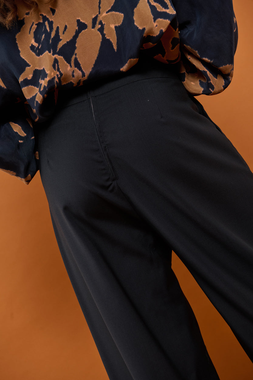 Froks Julie Bukser / Black wool