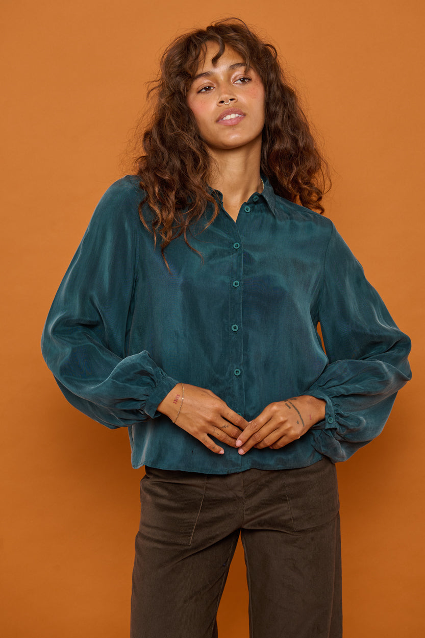 Froks Eline Skjorte / Forest green