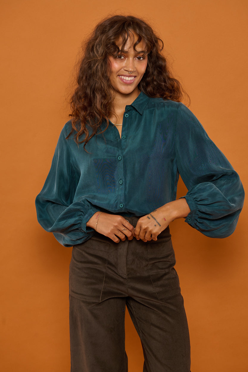 Froks Eline Skjorte / Forest green