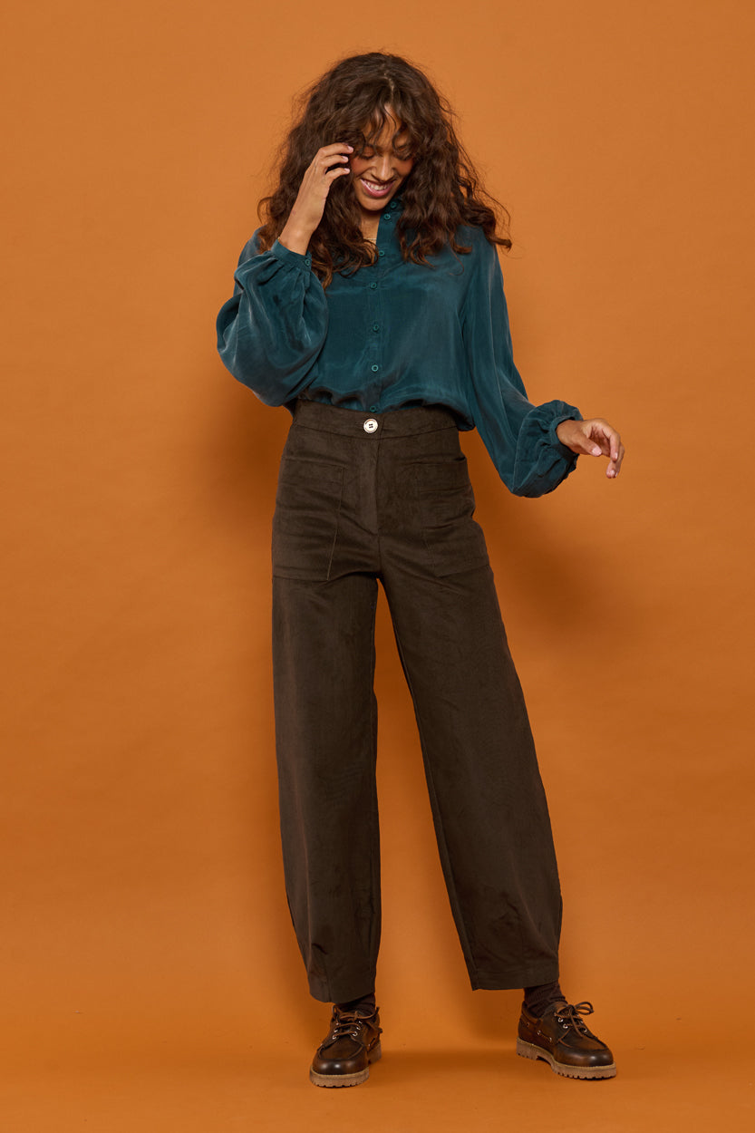 Froks Leia Bukser / Chestnut corduroy