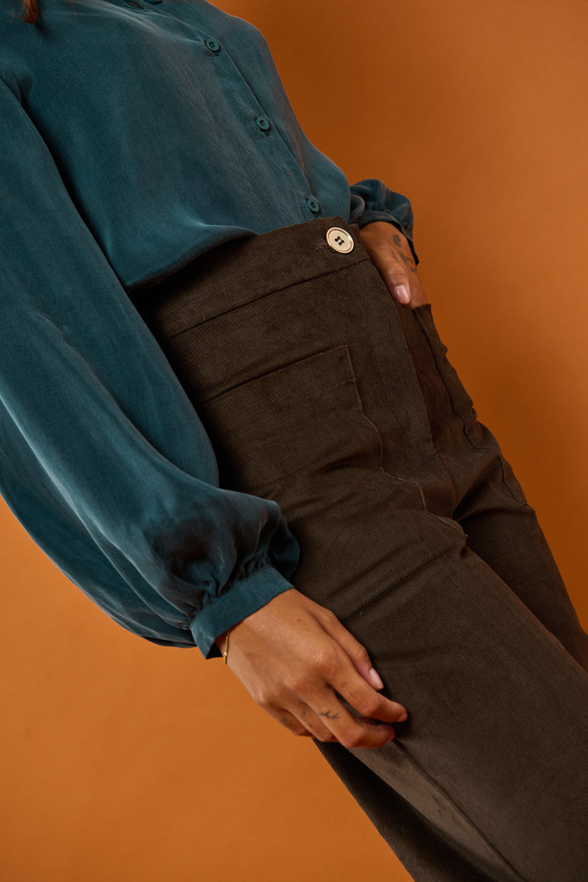 Froks Leia Bukser / Chestnut corduroy