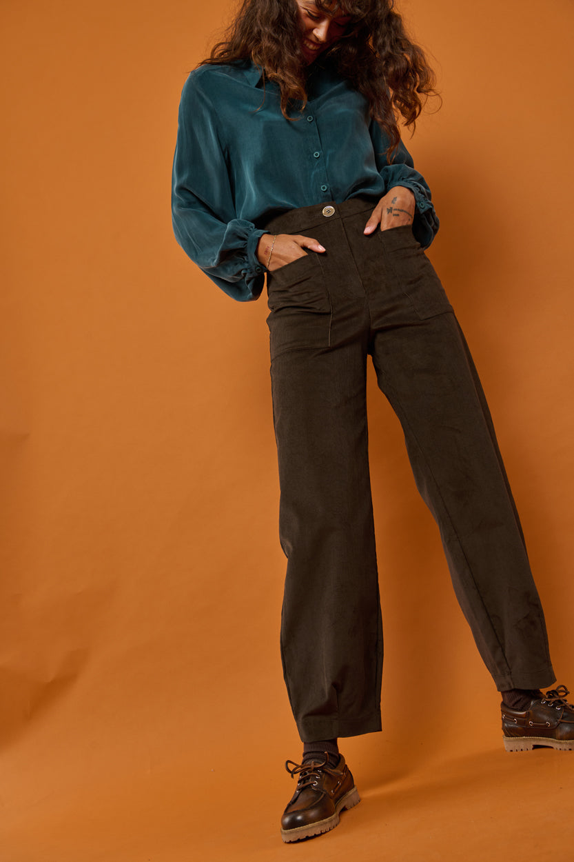 Froks Leia Bukser / Chestnut corduroy