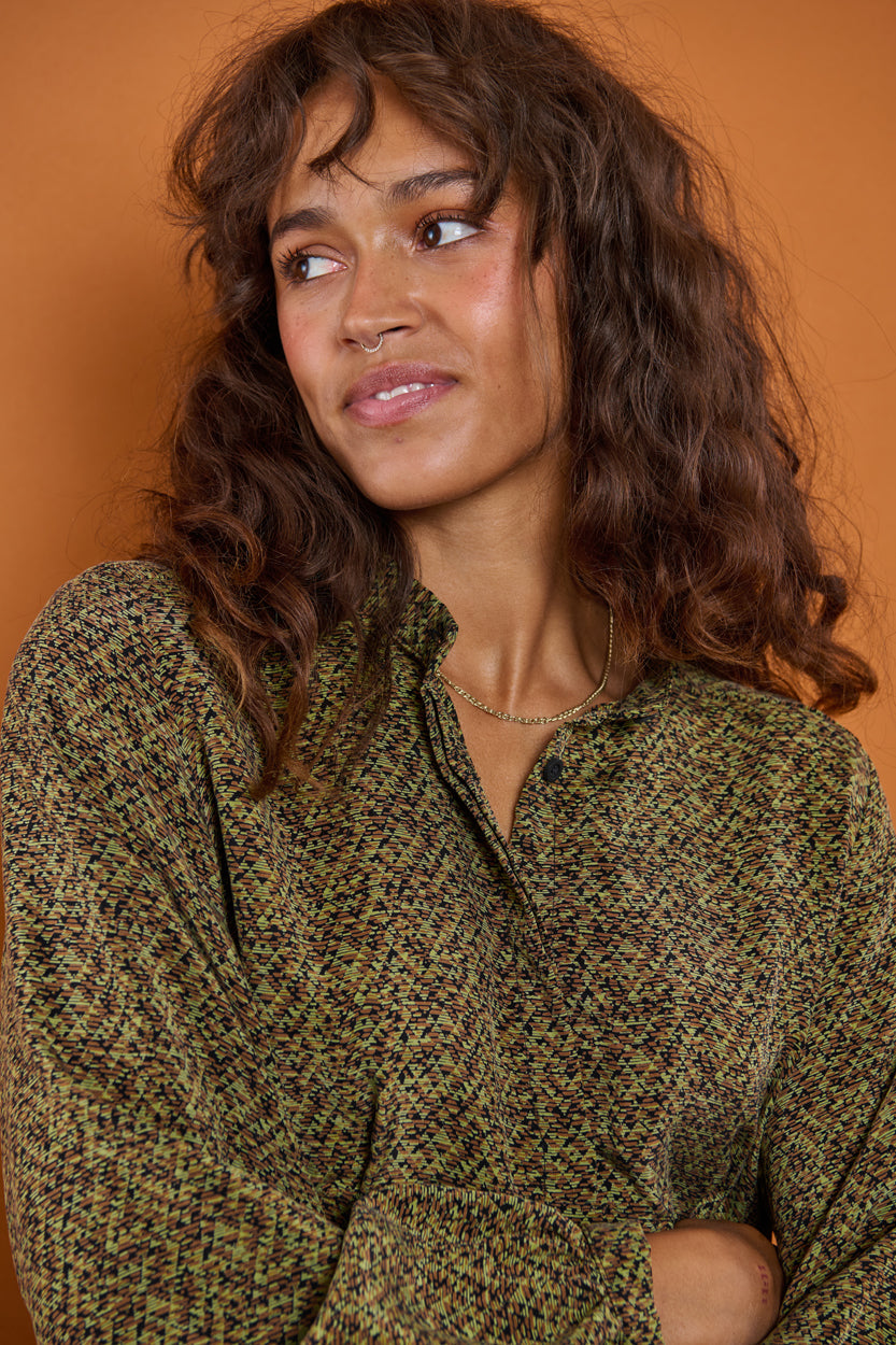 Froks Amelia Tunika Skjorte / Forest heritage