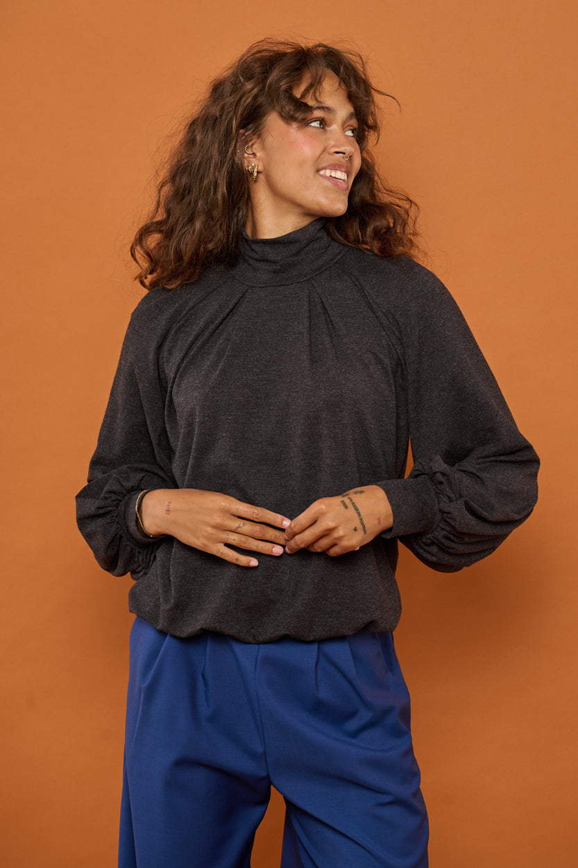 Froks Fleur Bluse / Ebony
