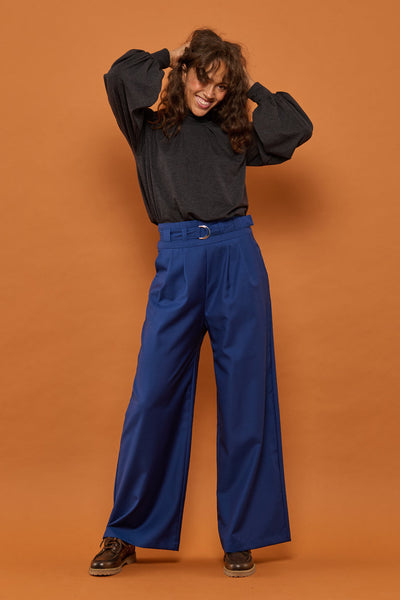 Froks Julie Bukser / True blue wool