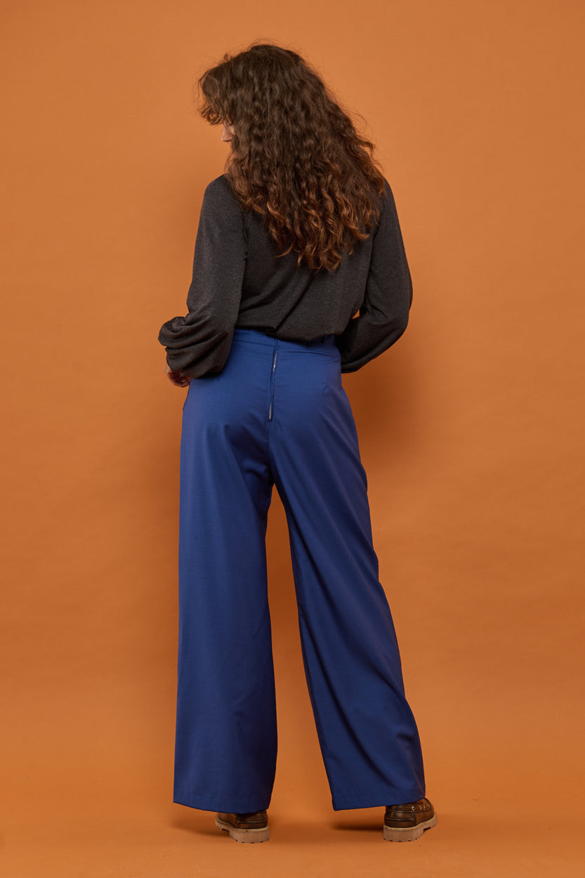 Froks Julie Bukser / True blue wool