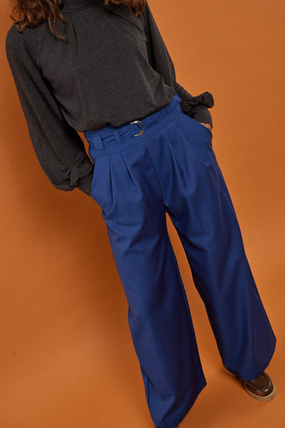 Froks Julie Bukser / True blue wool