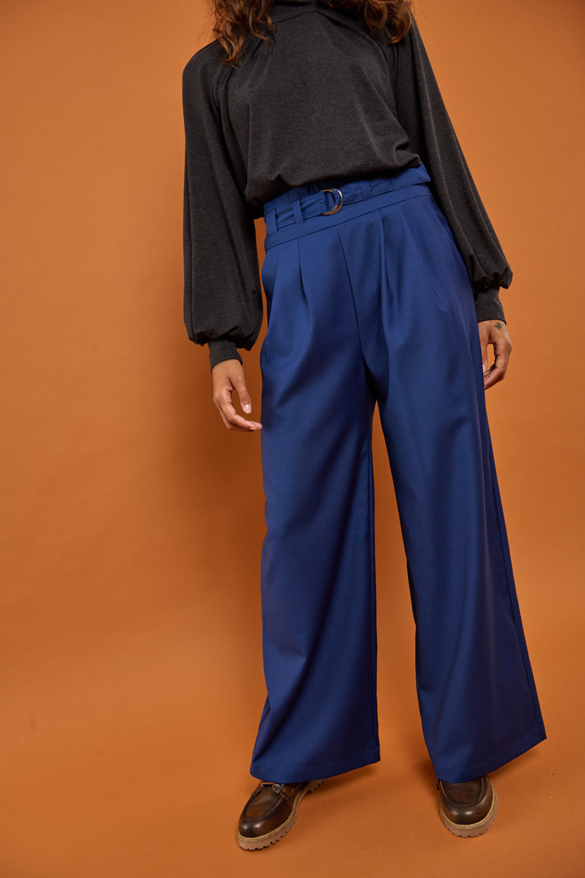 Froks Julie Bukser / True blue wool