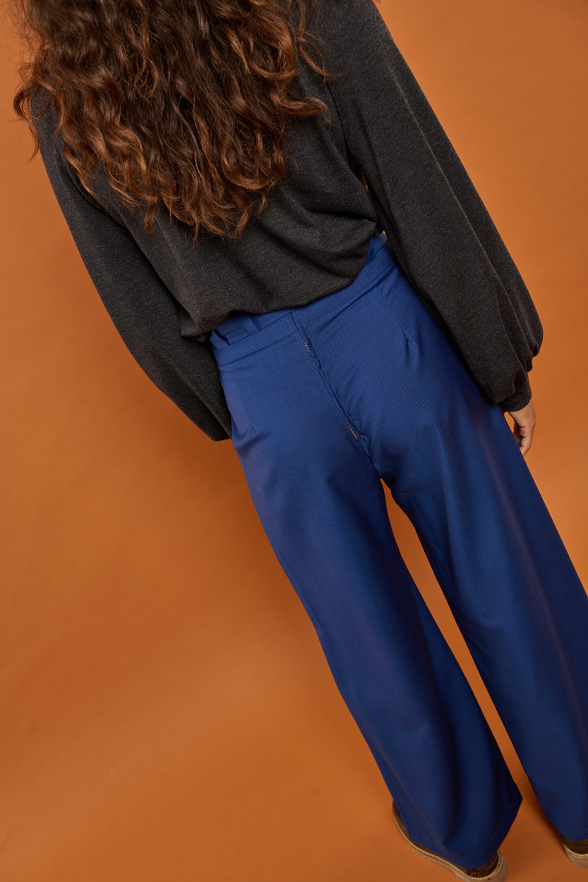 Froks Julie Bukser / True blue wool