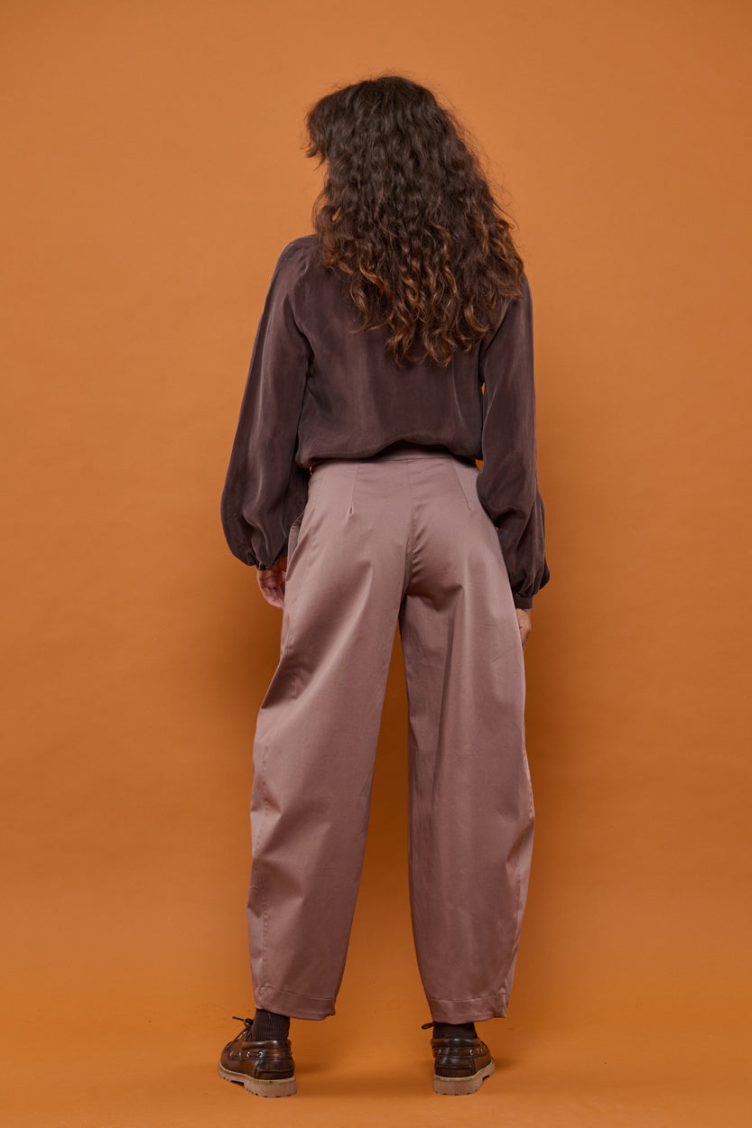 Froks Barrel Bukser / Earth brown