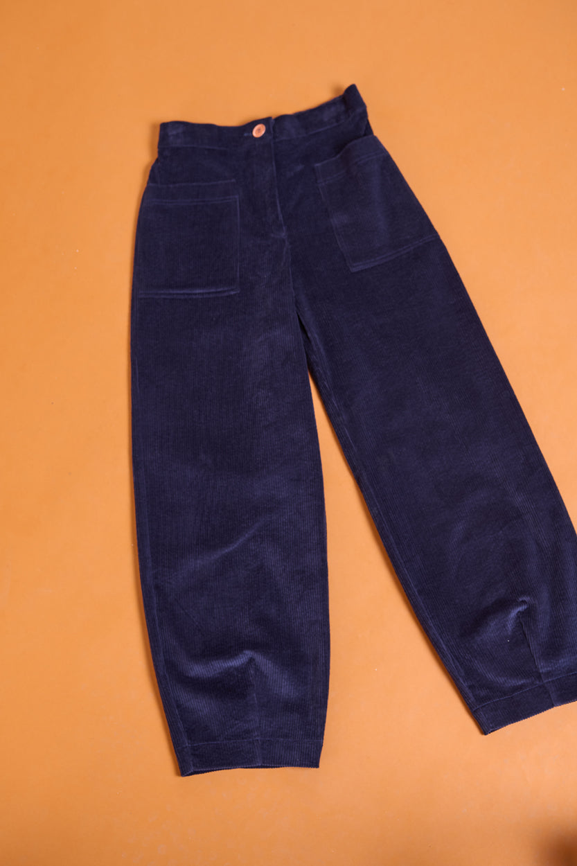 Froks Leia Bukser / Indigo blue corduroy