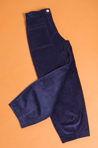 Froks Leia Bukser / Indigo blue corduroy