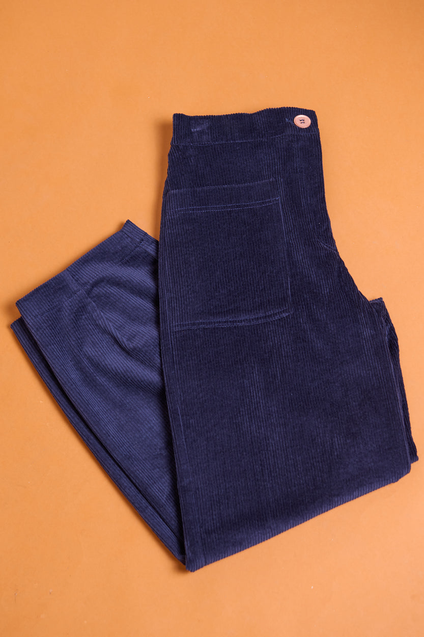 Froks Leia Bukser / Indigo blue corduroy