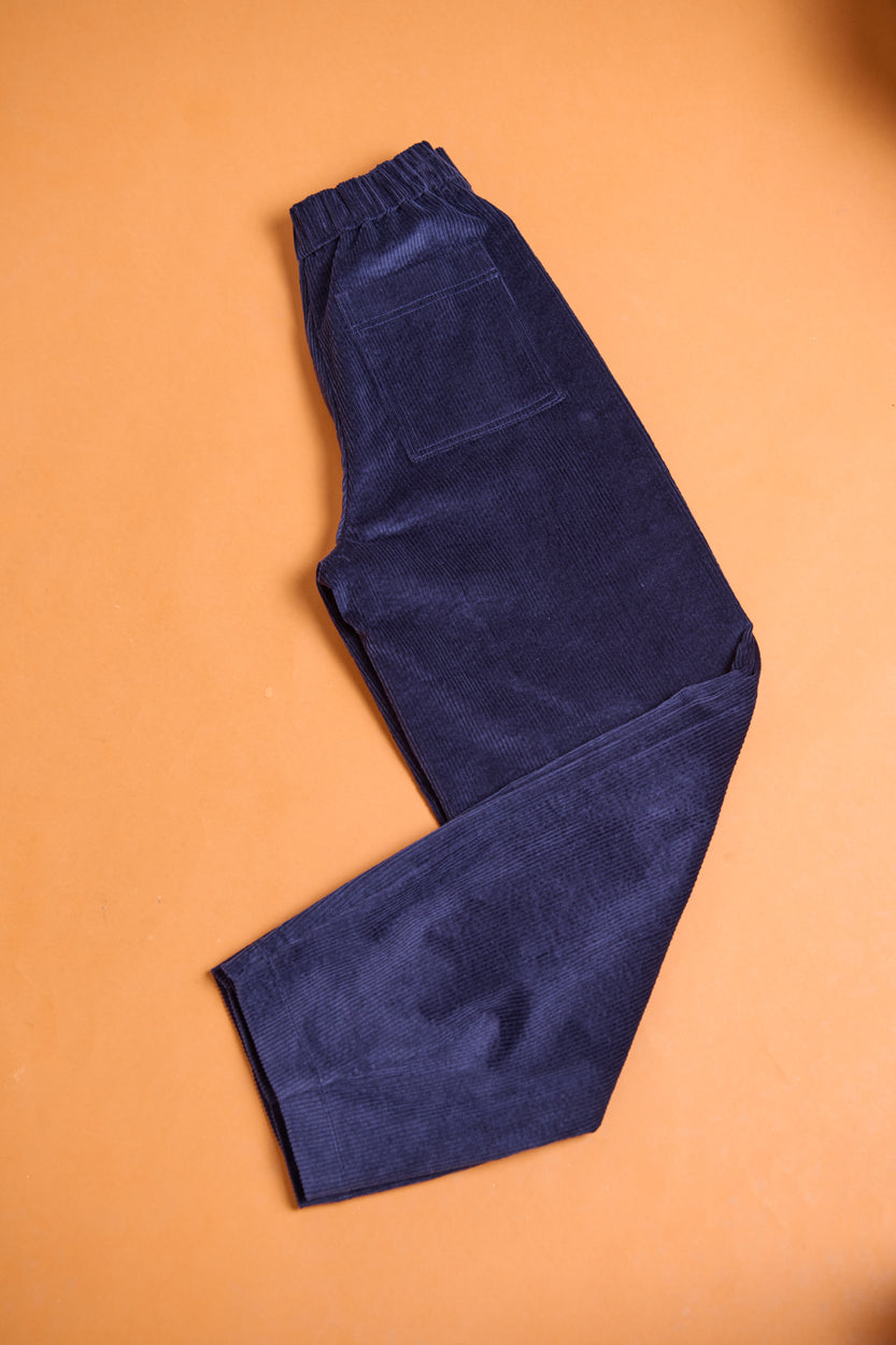 Froks Leia Bukser / Indigo blue corduroy