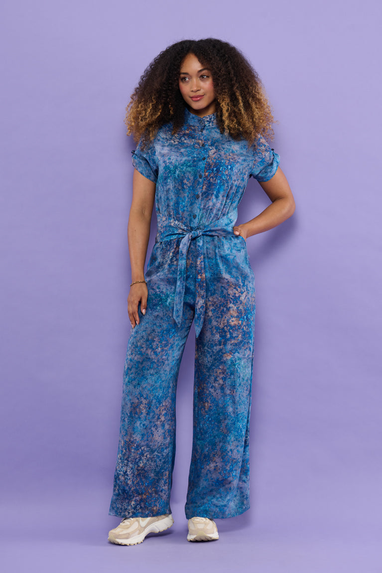 Froks Carla Buksedragt / Splash of blue