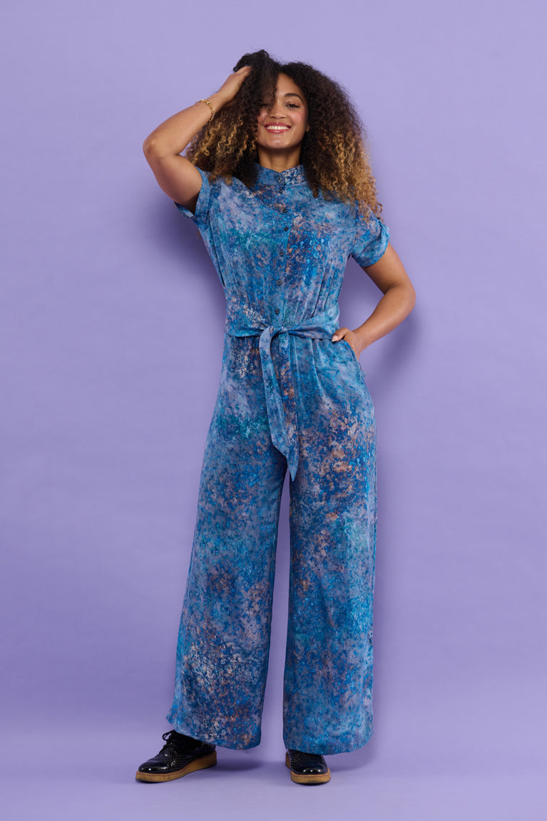 Froks Carla Buksedragt / Splash of blue