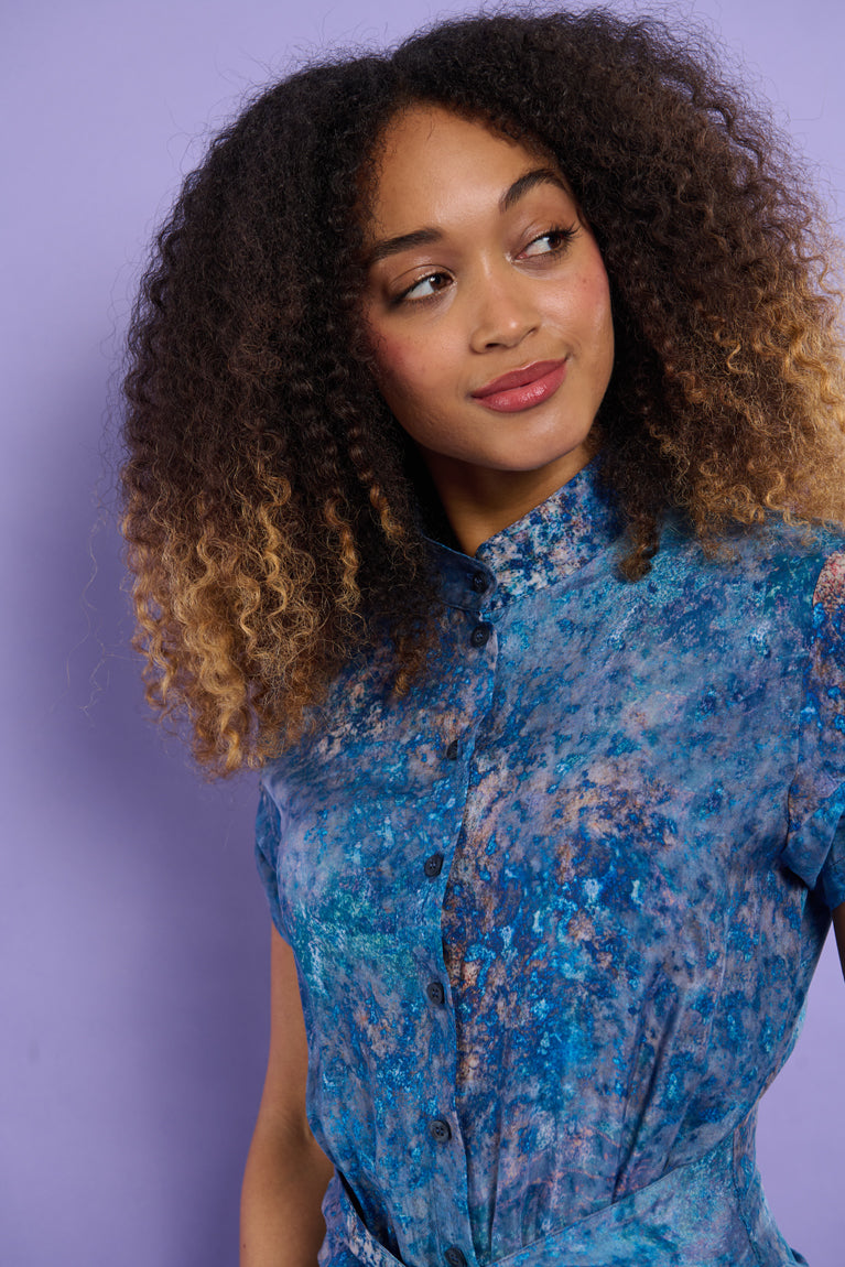 Froks Carla Buksedragt / Splash of blue